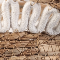 Набор корзин из 4 шт, 35x24x19, 32x20x17, 28x18x15, 25x16x14 см, рогоз