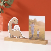 Фоторамка дерево, акрил 10х15 см "Динозаврик" 4х27,3х14 см