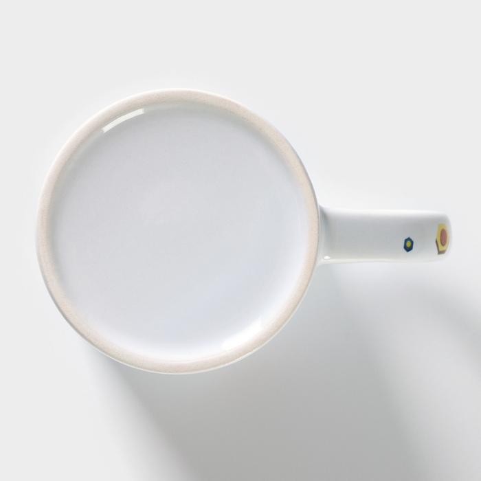 Набор детской посуды из керамики &laquo;Синий трактор&raquo;, 3 предмета: кружка 240 мл, тарелка глубокая d=18 см, тарелка d=19 см