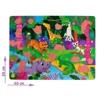 Пазл «Собери, найди, покажи. Джунгли», 88 элементов Пазл «Собери, найди, покажи. Джунгли», 88 элементов