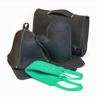 Набор для бани и сауны 5 в 1 (сумка, шапка, варежка, коврик, мочалка) МИКС Набор для бани и сауны 5 в 1 (сумка, шапка, варежка, коврик, мочалка) МИКС