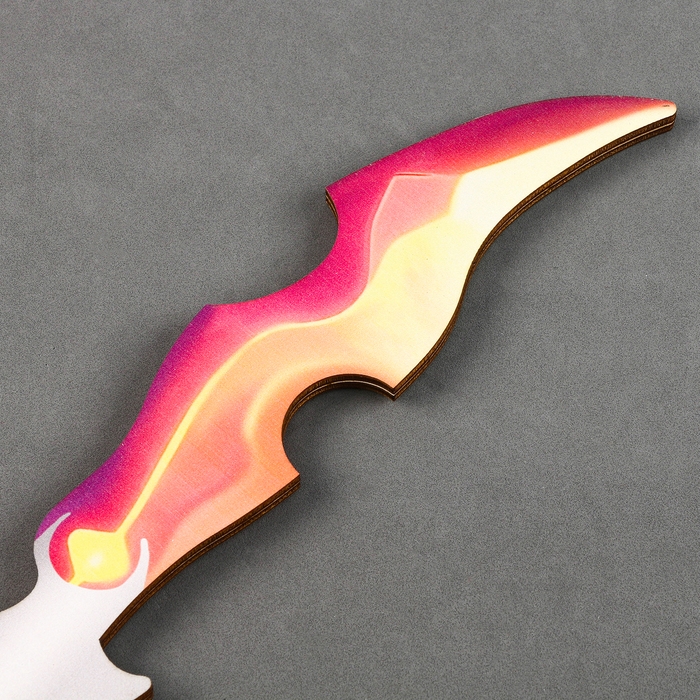 Деревянное оружие детское сувенирное &laquo;Меч&raquo;, огненный