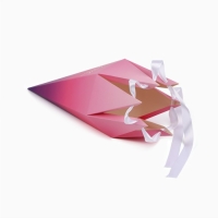 Переноска - шестиугольник для цветов &laquo;С любовью!&raquo;, розовая, 15 х 35 х 15 см