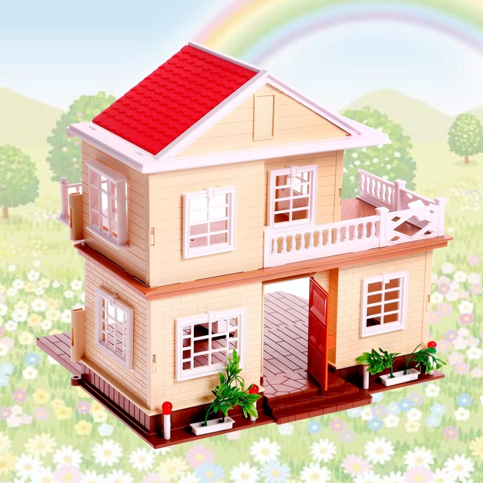 Дом для зверей &laquo;Загородный домик&raquo; с аксессуарами