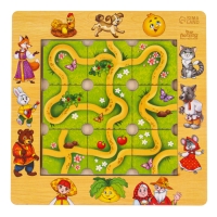 Дидактические игры и материалы Головоломка &laquo;Составь дорожку&raquo;, русские народные сказки