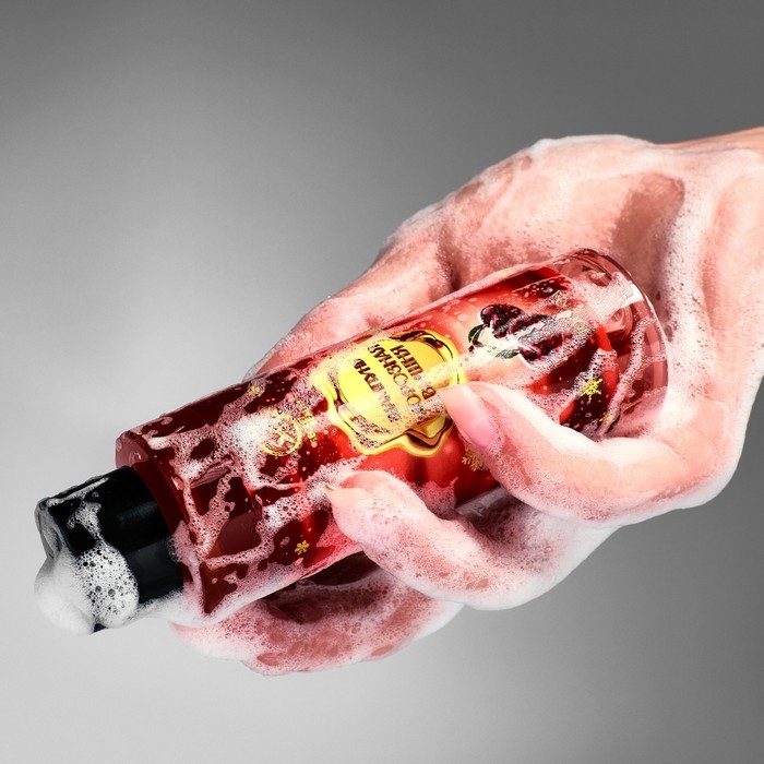 Новогодний подарочный набор косметики &laquo;Морозко&raquo; для душа и ванны, красная серия