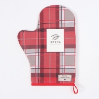 Новый год.Варежка-прихватка Этель "Уютное Рождество" 20х28 см, 100% хл, ватин 250 г/м2