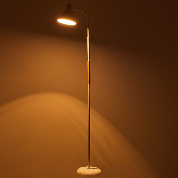 Торшер 19118/1WT E27 40Вт белый 23х159 см