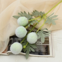 Цветок искусственный "Шарики Смикка" 6х57 см, зелёный Цветок искусственный "Шарики Смикка" 6х57 см, зелёный