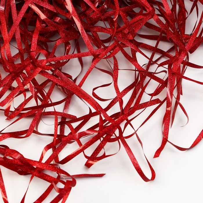 Наполнитель для шаров и подарков, упаковка, &laquo;Алый цветок&raquo; , 15 х 26 см