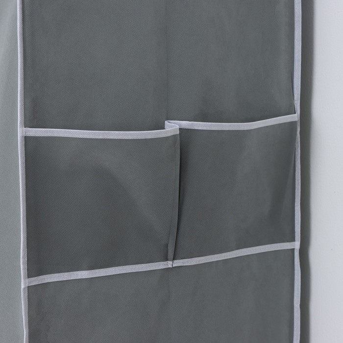 Шкаф тканевый каркасный, складной LaDо́m, 125&times;45&times;168 см, цвет серый