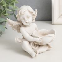 Сувенир полистоун подсвечник "Ангелочек с цветком" МИКС 10х8,2х9,2 см Сувенир полистоун подсвечник "Ангелочек с цветком" МИКС 10х8,2х9,2 см