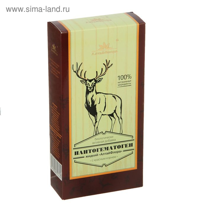 Пантогематоген жидкий с красным корнем, 100 мл