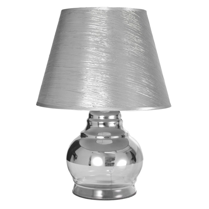 Настольная лампа "Астори" Е27 40Вт серебро 31х31х50 см RISALUX