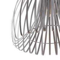 Светильник потолочный "Лиф" серебро 1х40Вт, Е27, 44х44х52 см