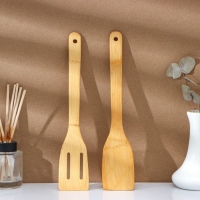 Подарочный набор деревянной посуды Adelica, доска разделочная, 2 лопатки, 29&times;18&times;1,8 см, масло в подарок 100 мл, берёза
