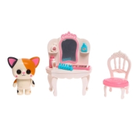 Набор игровой &laquo;Котик&raquo; с мебелью и аксессуарами, МИКС