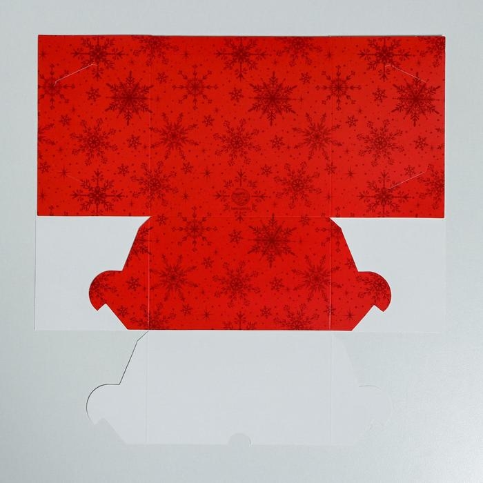 Коробка для капкейков «Let it snow», 16 х 16 х 10 см, Новый год Коробка для капкейков «Let it snow», 16 х 16 х 10 см, Новый год