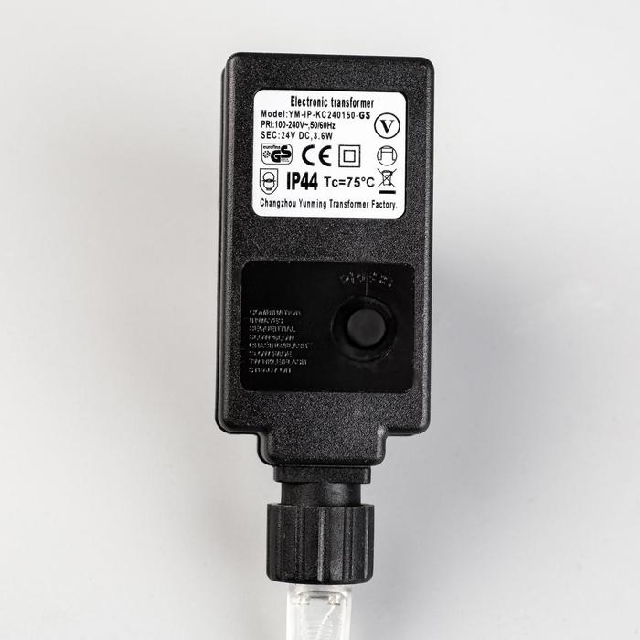 Светодиодная фигура &laquo;Дед Мороз&raquo; 30 &times; 80 &times; 40 см, акрил, 40 LED, 8 режимов, 24 В, свечение белое