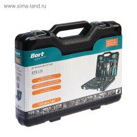 Набор ручного инструмента Bort BTK-123, сталь CrV, 123 предмета в чемодане Набор ручного инструмента Bort BTK-123, сталь CrV, 123 предмета в чемодане