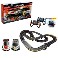 Автотрек &laquo;Топ турбо&raquo;, 2 машинки, 2 пульта управления, звуковые эффекты