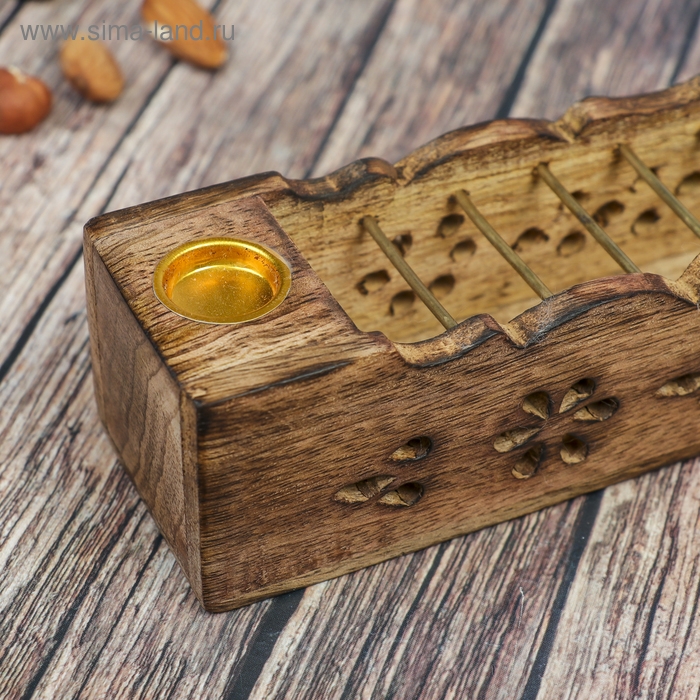 Подставка под благовония "Мечта" дерево 25*4*4 см