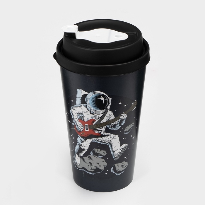 Стакан пластиковый с клапаном &laquo;Космонавт&raquo;, 550 мл