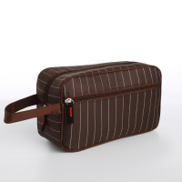 Косметичка на молнии, наружный карман, цвет коричневый Косметичка на молнии, наружный карман, цвет коричневый