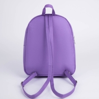 Рюкзак школьный текстильный c карманом &laquo;Единорог&raquo;, светоотр. элементы, 27х23 х 10 см