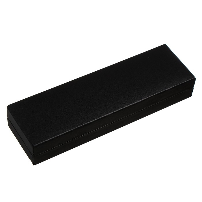 Ручка подарочная, шариковая Ручка подарочная, шариковая "Коломбо" в кожзам футляре, поворотная, корпус серебро