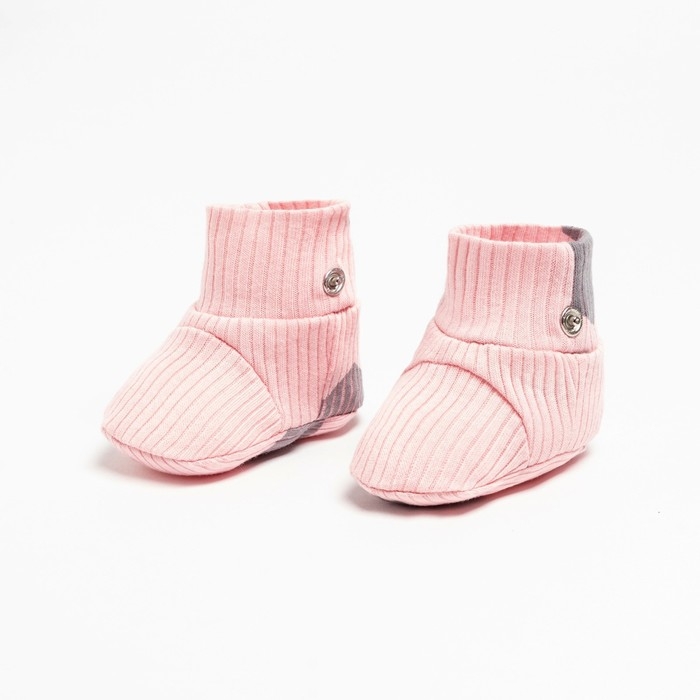 Комбинезон Крошка Я &laquo;Сердца&raquo;, рост 62-68 см, цвет розовый