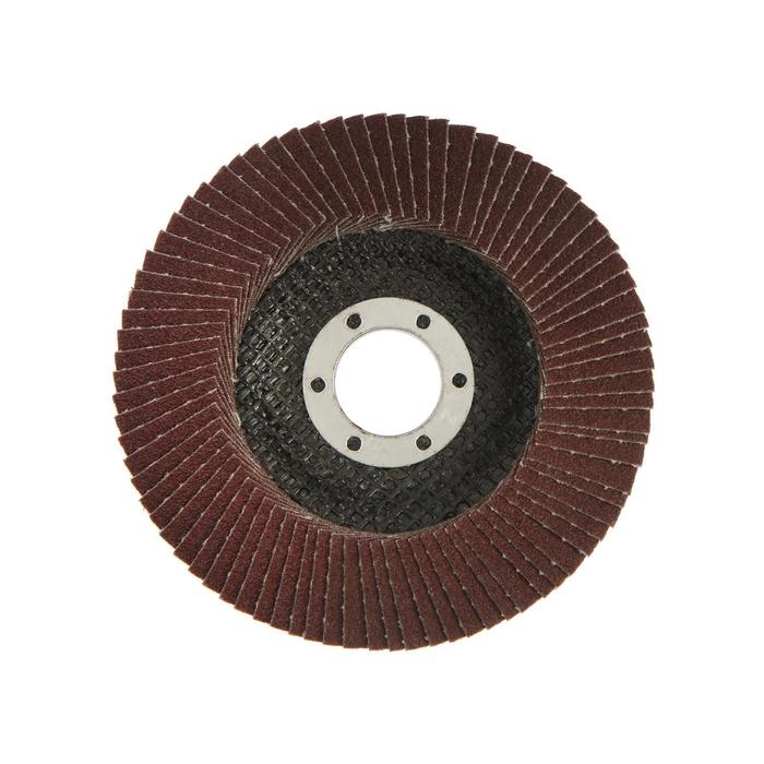 Круг лепестковый торцевой конический ТУНДРА, 115 х 22 мм, Р100 Круг лепестковый торцевой конический ТУНДРА, 115 х 22 мм, Р100