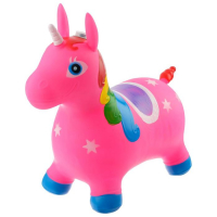 Попрыгун ZABIAKA «Единорог», 68х28х57 см, 1400 г, цвет МИКС Попрыгун ZABIAKA «Единорог», 68х28х57 см, 1400 г, цвет МИКС