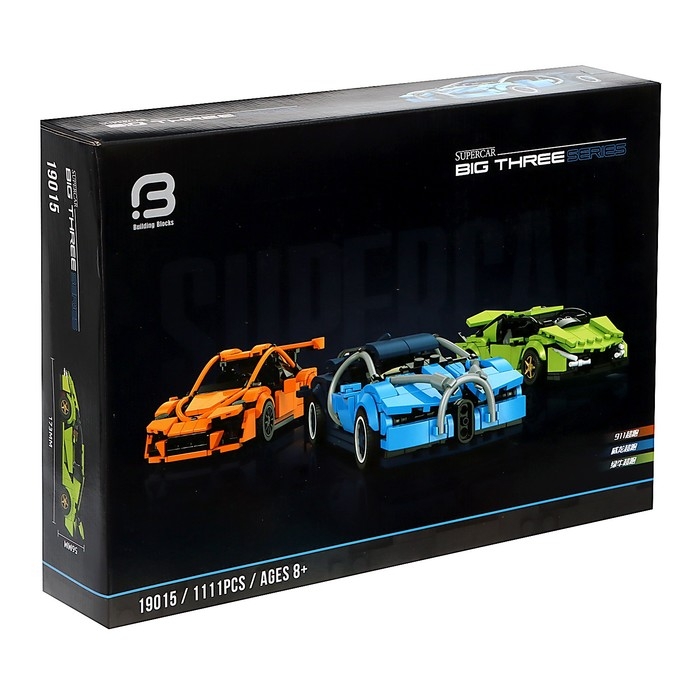Конструктор Гонка «Легенды», 1111 деталей, 3 в 1 Конструктор Гонка «Легенды», 1111 деталей, 3 в 1