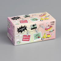 Гирлянда &laquo;Нить&raquo; 4.5 м с насадками &laquo;Прищепки&raquo;, IP20, прозрачная нить, 20 LED, свечение RG/RB, мигание, 220 В