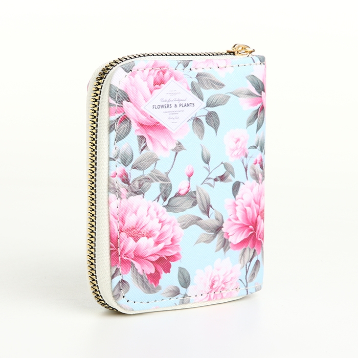 Кошелёк на молнии, цвет голубой Кошелёк на молнии, цвет голубой