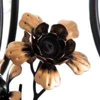 Люстра "Сандра" 3xE14 40Вт черно-золотой 51х51х52-110 см BayerLux Люстра "Сандра" 3xE14 40Вт черно-золотой 51х51х52-110 см BayerLux