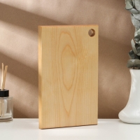 Доска разделочная с отверстием Adelica, 26&times;16&times;2 см, покрыта маслом, цельная берёза