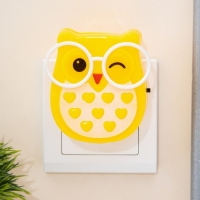 Ночник "Совенок" 220V 0,1W сохраняет энергию МИКС 7,5х7,5х3,7 см RISALUX Ночник "Совенок" 220V 0,1W сохраняет энергию МИКС 7,5х7,5х3,7 см RISALUX