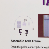 Стойка для гирлянды из воздушных шаров, 3 метра, с держателем