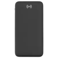 Аккумулятор Quick Charge Wireless 10000 мАч, черный Аккумулятор Quick Charge Wireless 10000 мАч, черный