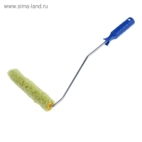 Мини-валик ТУНДРА, полиакрил, 150 мм, рукоятка d=6 мм, D=15 мм, ворс 12 мм, зеленый