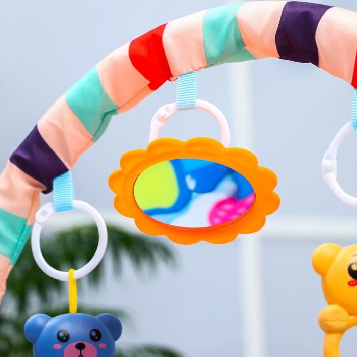 Развивающий музыкальный коврик &laquo;Пляж&raquo;, 73x48 см.