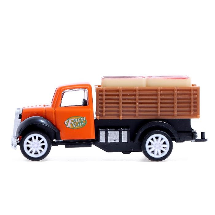 Грузовик металлический &laquo;Бортовой&raquo;, инерция, МИКС