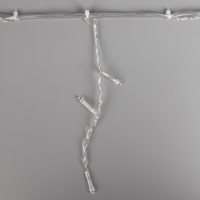 Гирлянда &laquo;Бахрома-арка&raquo; 1 &times; 1 м, IP20, прозрачная нить, 126 LED, свечение белое, 8 режимов, 220 В