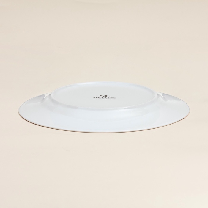 Тарелка новогодняя SL Home «Прекрасное время», d=23 см, обеденная, фарфор Тарелка новогодняя SL Home «Прекрасное время», d=23 см, обеденная, фарфор