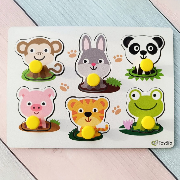 Рамка-вкладыш &laquo;Зверята-малышата&raquo;