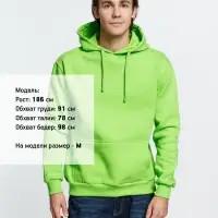 Худи Kirenga Heavy 2.0, зеленое яблоко, размер L