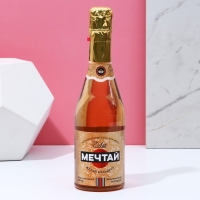 Гель для душа во флаконе шампанское &laquo;Мечтай!&raquo;, 500 мл, аромат земляничного пирожного, Новый Год