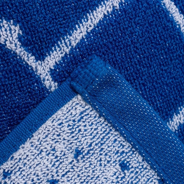 Полотенце махровое Этель Полотенце махровое Этель "Знаки зодиака: Весы" синий, 67х130 см, 100% хлопок, 420гр/м2